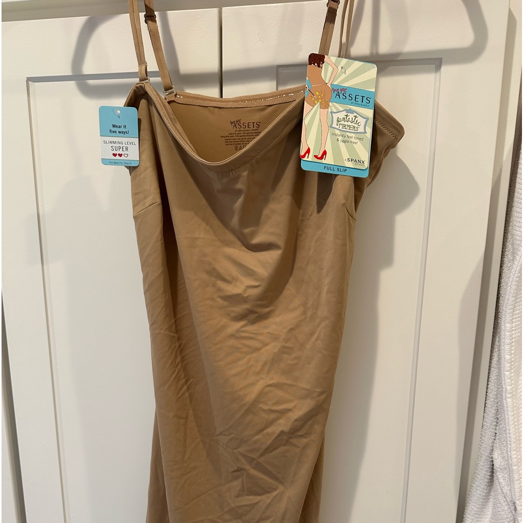 Spanx Full Slip Shapewear In Nude Size 1x